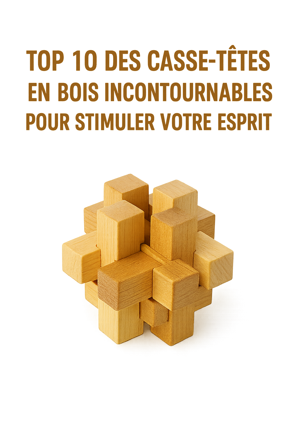 Top 10 des casse-têtes en bois incontournables pour stimuler votre esprit