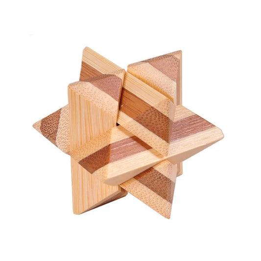 Casse-tête de l'Étoile Logique de Bois