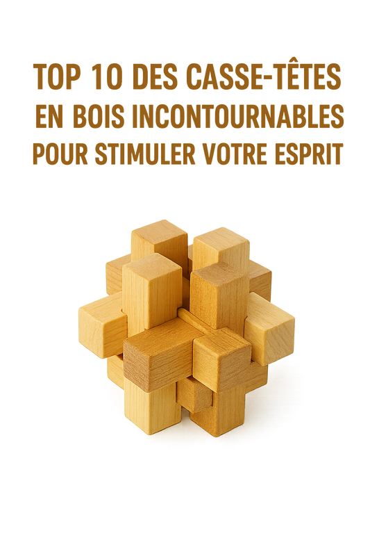 Top 10 des casse-têtes en bois incontournables pour stimuler votre esprit