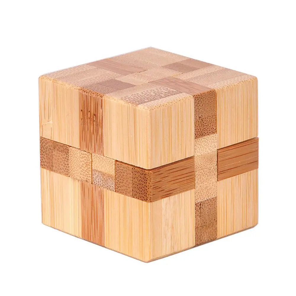 Casse-tête du Cube Enigmatique de bois